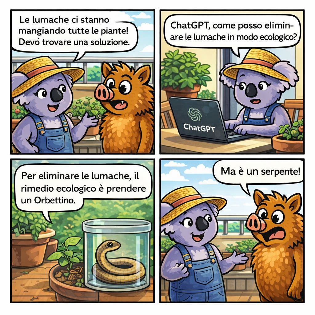 Le lumache - vignetta 1