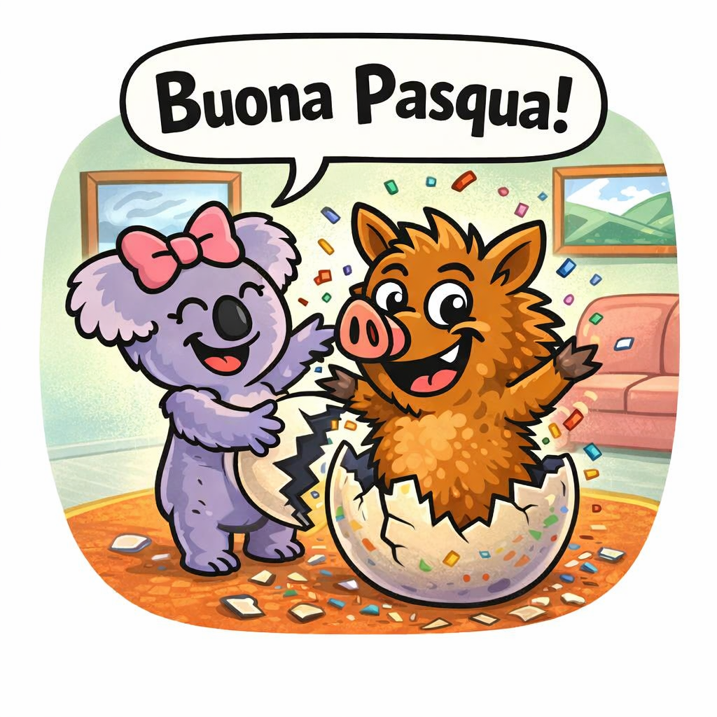 Buona Pasqua 2026 - vignetta 1