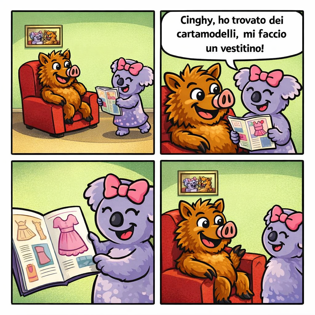 Il cartamodello - vignetta 1